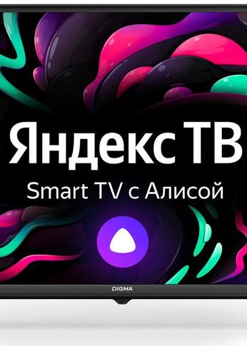 Телевизор LED 32" Digma DM-LED32SBB35 черный SmartTV Яндекс.ТВ Full HD