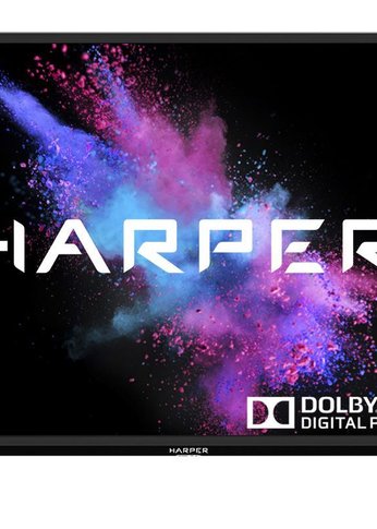 Телевизор LED 32" Harper 32R490T черный