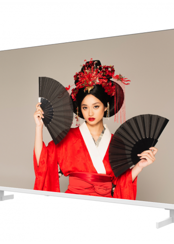 Телевизор LED 43" Akai TA43BU502 (RU) белый 4K UHD SmartTV безрамочный
