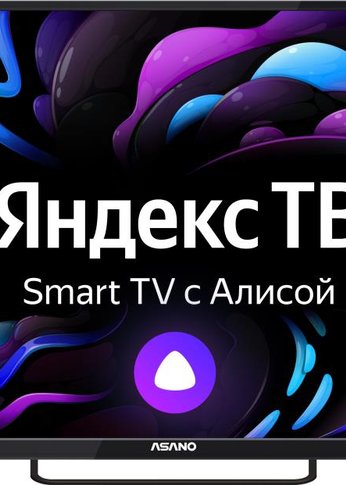 Телевизор LED 43" Asano 43LU8120T черный SmartTV Яндекс.ТВ