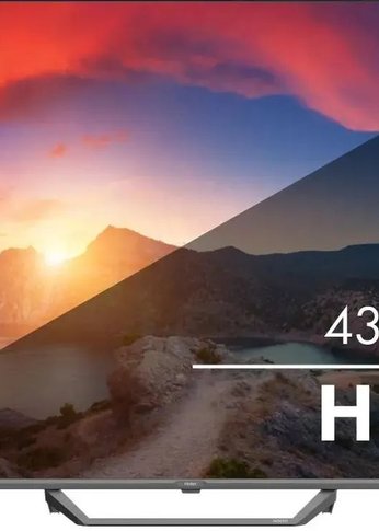 Телевизор LED 43" Haier Smart TV S2 Pro черный 4K UHD SmartTV