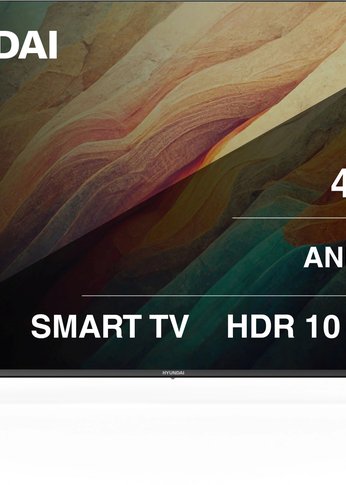 Телевизор LED 43" Hyundai H-LED43BU7009 черный 4К SmartTV Android