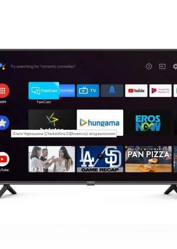 Телевизор LED 43" Thomson T43USL7040 черный 4K Ultra HD SmartTV Android TV