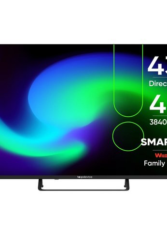 Телевизор LED 43" Topdevice TDTV43BS05U_BK UHD 4K SmartTV