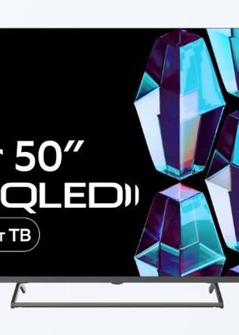 Телевизор QLED 50" Sber SDX 50UQ5231T титан