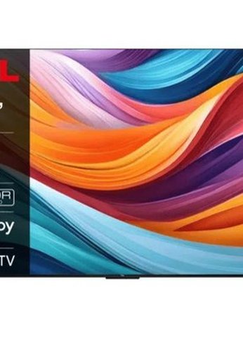 Телевизор QLED 75" TCL 75T7B черный SmartTV GoogleTV безрамочный