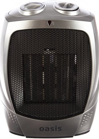 Тепловентилятор Oasis KS-15 серый, 1500Вт