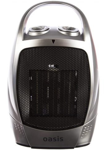 Тепловентилятор Oasis KS-15R серый, 1500Вт