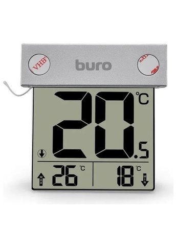 Термометр Buro P-6041 серебристый