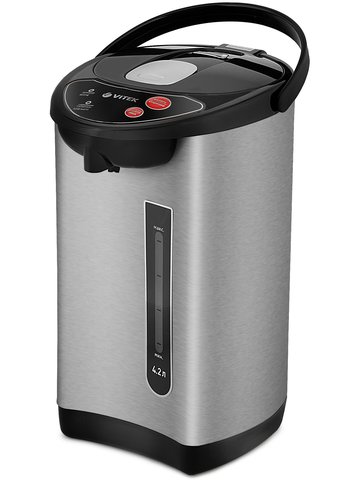 Термопот Vitek VT-7101 (MC) серебро/черный