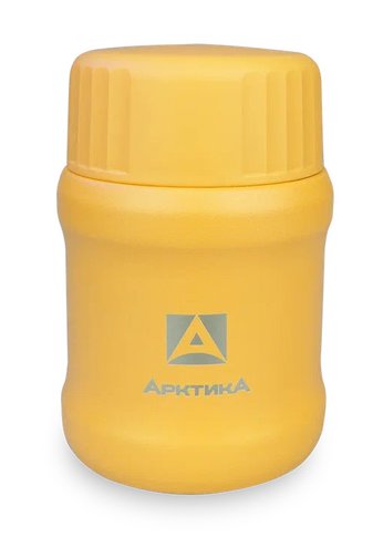 Термос для еды Арктика 311-500 0.5л. желтый картонная коробка (311-500/YELLOW)