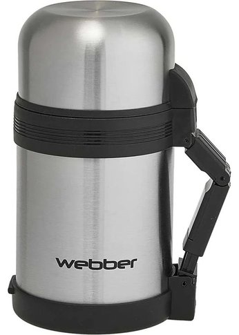 Термос Webber SST-800P 800мл, универсальный, нерж.сталь