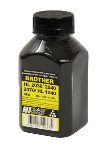 Тонер Hi-Black для Brother HL 2030/40/70/HL 1240 90 г new , банка