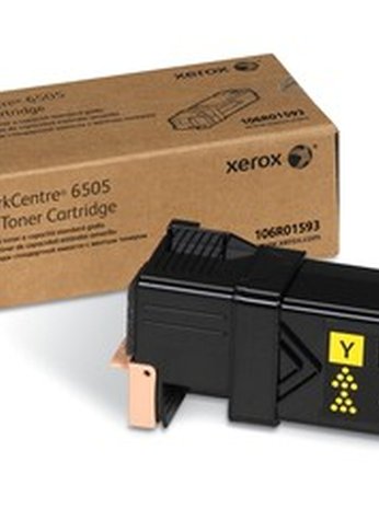 Тонер-картридж Xerox 106R01603 Xerox Phaser 6500/WC 6505 желтый (2,5K)