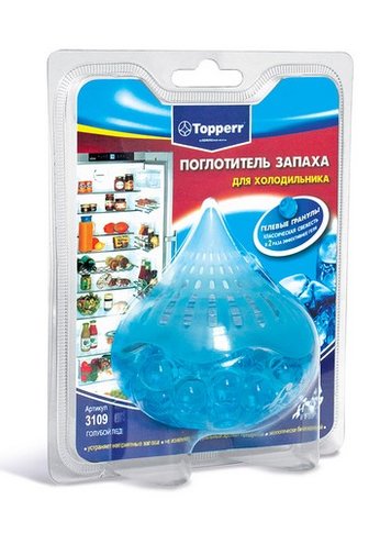 Topperr 3109 Поглотитель запаха для холодильника гелевый
