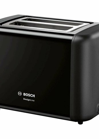 Тостер Bosch TAT3P423 970Вт черный/серебристый