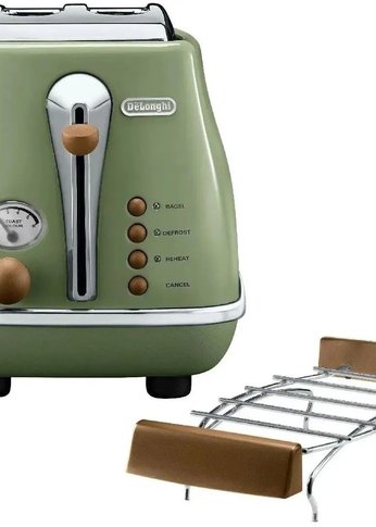 Тостер Delonghi CTOV2103.GR 900Вт зеленый