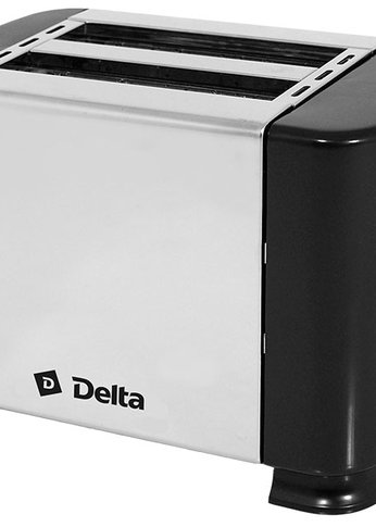 Тостер DELTA DL-61 нерж черный