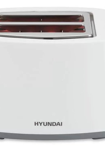 Тостер Hyundai HYT-2301 800Вт белый/серый