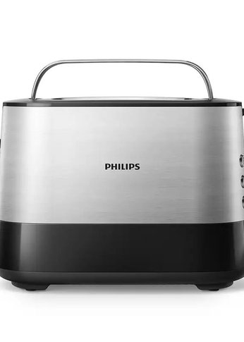 Тостер Philips HD2635/90 950Вт серебристый/черный