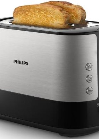 Тостер Philips HD2637/90 830Вт черный/серебристый