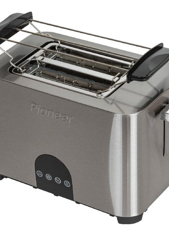 Тостер Pioneer TS185 850Вт серебристый