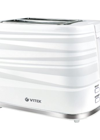 Тостер Vitek VT-1575 (MC) белый/серебро