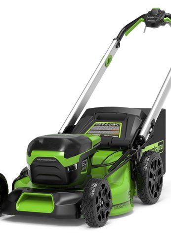 Триммер аккумуляторный GreenWorks GD60LTk4, 60V, 40 см, бесщеточный, c АКБ 1х4Ач и ЗУ (2108307UB)