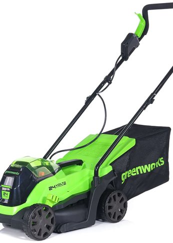 Триммер аккумуляторный GreenWorks GD82LTk5, 82V, 40 см, бесщеточный, с 1хАКБ 5 Ач и ЗУ (2110607UB)