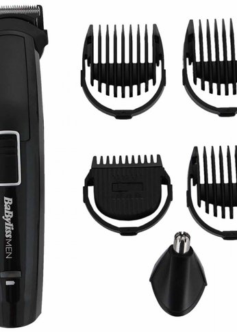 Триммер Babyliss MT725E черный (насадок в компл:6шт)