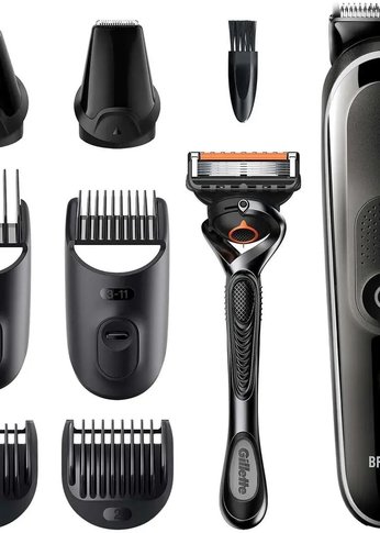 Триммер Braun MGK5360 + Бритва Gillette