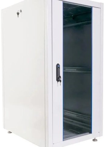 ЦМО Шкаф телекоммуникационный напольный ЭКОНОМ 24U (600 х 600) дверь стекло, дверь металл ШТК-Э-24.6.6-13АА
