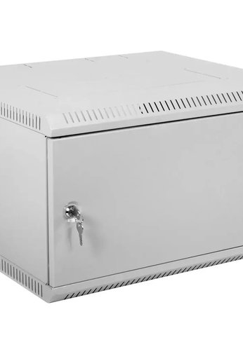 ЦМО Шкаф телекоммуникационный настенный разборный 6U (600х350) дверь металл (ШРН-Э-6.350.1) (1 коробка)