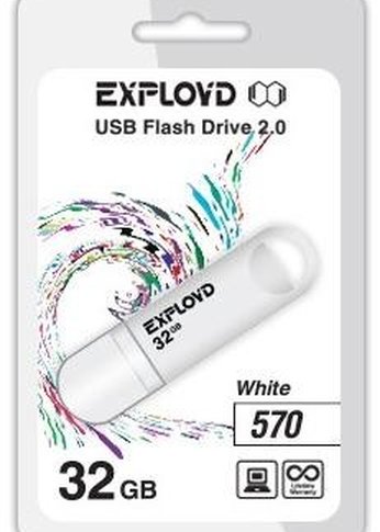 USB флэш-накопитель EXPLOYD 32GB-570-белый