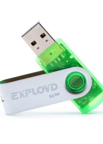 USB флэш-накопитель EXPLOYD 64GB-530 зеленый