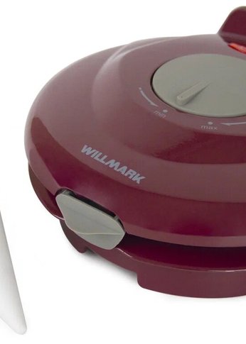 Вафельница Willmark WM-103R 750Вт красный/серый