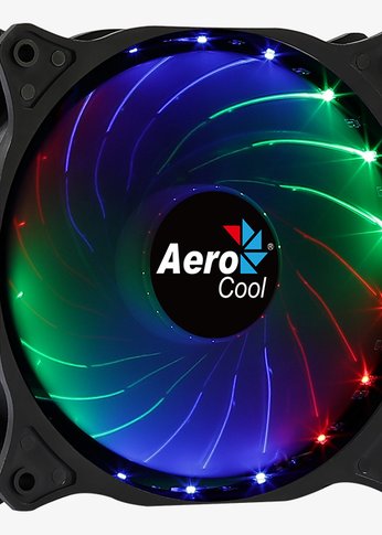 Вентилятор Aerocool Cosmo 12 120x120mm 4-pin(Molex)24dB 160gr LED Ret