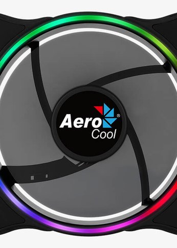 Вентилятор AeroCool Eclipse 12 черный 120×25мм ARGB 1500rpm 6-pin