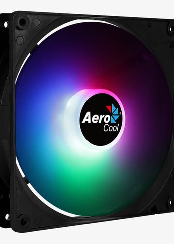 Вентилятор AeroCool Frost 14 черный 140x25мм FRGB 800rpm 3pin+4pin Molex