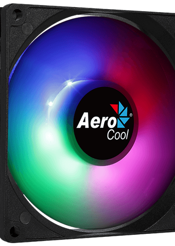 Вентилятор AeroCool Frost 9 черный 90x25мм FRGB 1200rpm 3pin+4pin Molex