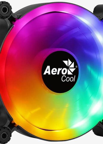 Вентилятор Aerocool Spectro 12 120x120mm 4-pin (Molex)20dB 140gr LED Ret