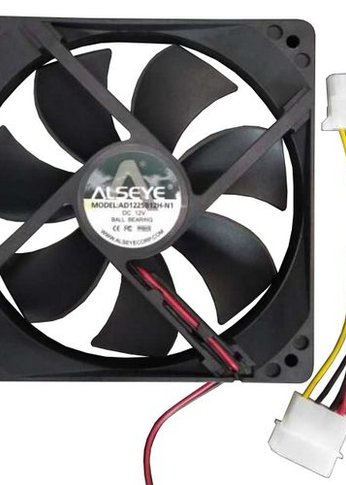 Вентилятор ALSEYE AD1225B12H-N1 FAN 120mm, 3200rpm, 102.9 CFM, Molex, подшипник, 48dBa OEM{100}