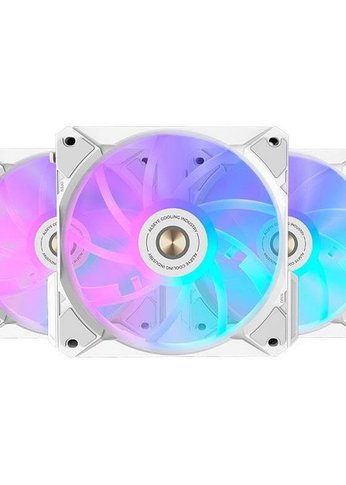 Вентилятор ALSEYE COOLING FAN i12W-K3 White Dimensions: 120 x 120 x 25mm Voltage: DC 12V Current: 0.21A Fan Speed :800-1800±10% Max. Air Flo