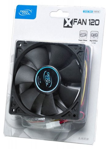 Вентилятор Deepcool XFAN 120 120x120mm 3-pin 4-pin (Molex)24dB 180gr Ret