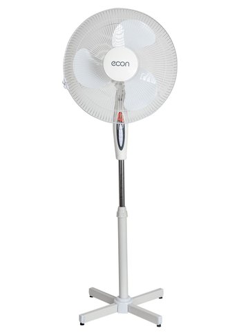 Вентилятор напольный Econ ECO-SF1601 white 3скорости белый 1шт в упак.