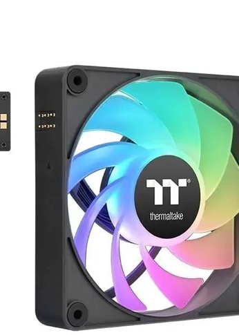 Вентилятор Thermaltake CT120 EX Sync реверсивный ARGB черный 4-pin 31.2dB Ret (CL-F192-PL12SW-A)