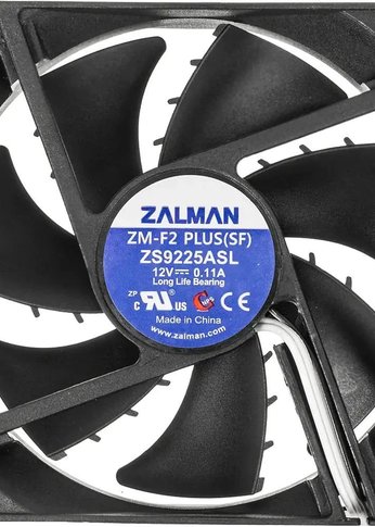 Вентилятор Zalman ZM-F2 Plus (SF) 90x90mm 3-pin 20-23dB 77gr Ret