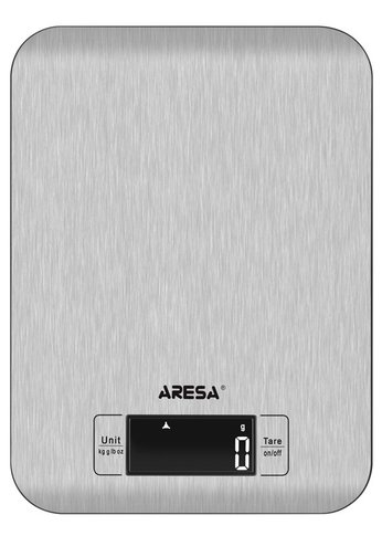 Весы кухонные Aresa AR-4302 5кг серебристый