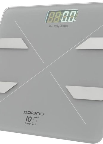 Весы напольные электронные Polaris PWS 1898 IQ Home макс.180кг серый