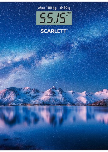 Весы напольные Scarlett SC-BS33E022 звездное небо